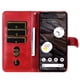 thumbnail image 2 of Funda con Cremallera para Google Pixel 7A , Carcasa Cartera de Cuero PU con Soporte y Tarjetero, 2 of 6