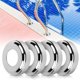 thumbnail image 1 of Placas embellecedoras para escalera de piscina Blasoul de acero inoxidable, paquete de 4, 1 of 6