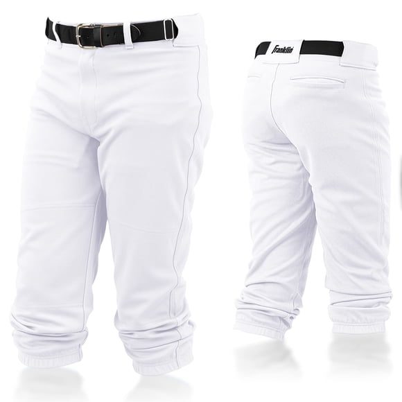 Pantalones de béisbol Franklin Sports Youth, blancos, talla M