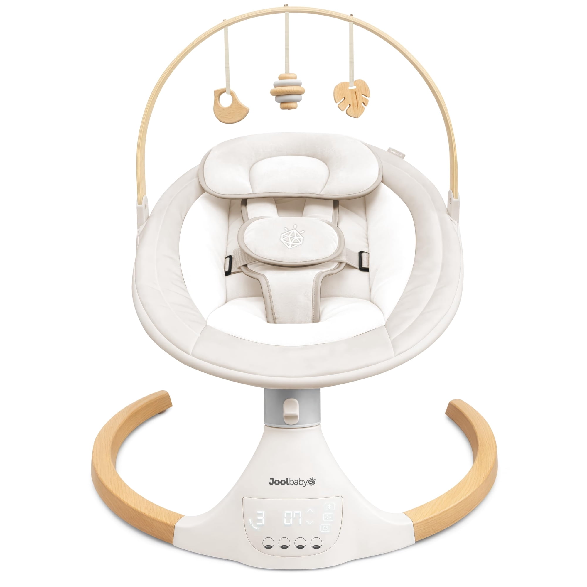 Baby Swing Jool Baby Nova Nature Con Música Y Juguetes Bluetooth