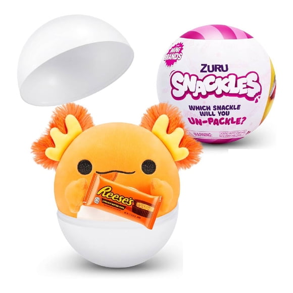 Peluche 5 SURPRISE colección Snackles 12 cm