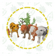 thumbnail image 2 of Set De Juguete Animales Salvajes Deferentes Diseños - PB-C12, 2 of 2