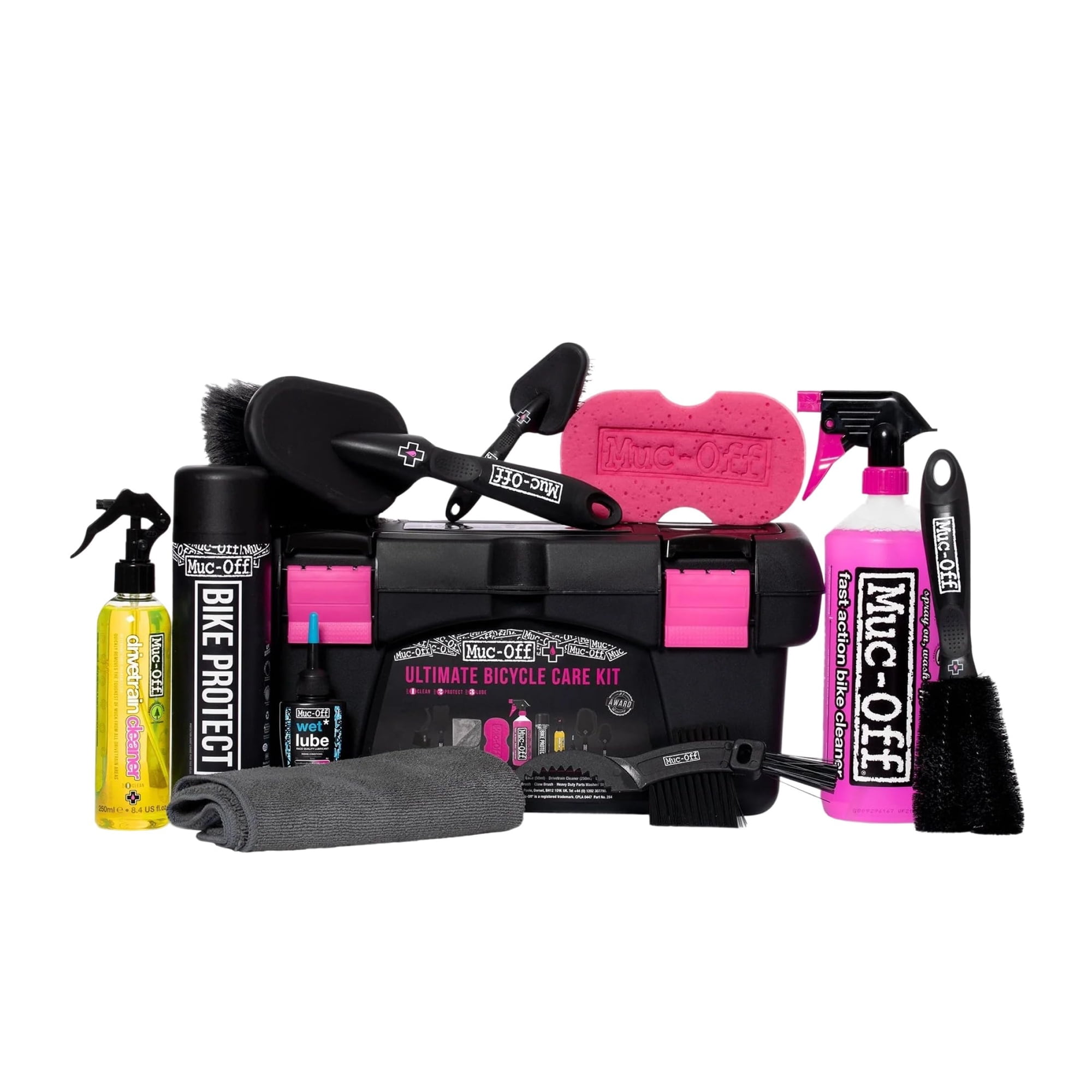 Kit De Limpieza Para Bicicletas Muc-off Ultimate Clean Protect Lube