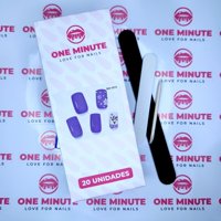 One Minute - Uñas Gel Semicuradas Diseño 076