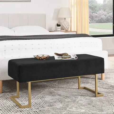Msa Muebles Santa Ana - Banqueta 1 Mt. Gold Black