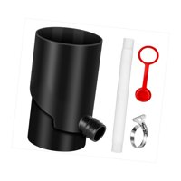 Ioensy - Sistema De Recolección De Agua De Lluvia, Desviador De Bajante Para Jardinería, Paisaje, Patio, 8Cm, Negro