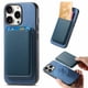 thumbnail image 5 of Funda de Cuero Magnética con Tarjetero para iPhone 15 Pro Max Cubierta Delgada Azul, 5 of 5