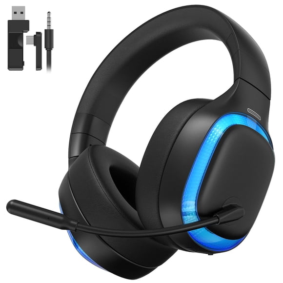 Auriculares inalámbricos para gaming SEJJ PS5 PS4 PC Bluetooth 5.4