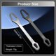 thumbnail image 2 of Llave universal autoajustable 8-22mm doble extremo antideslizante espacios estrechos, 2 of 6
