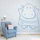 thumbnail image 2 of Decomural Cartoon Hippo Nurserynursery WS-16161, 2 of 2