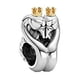thumbnail image 2 of Charm Pandora Cisnes Y Corazón Bicolor, 2 of 2