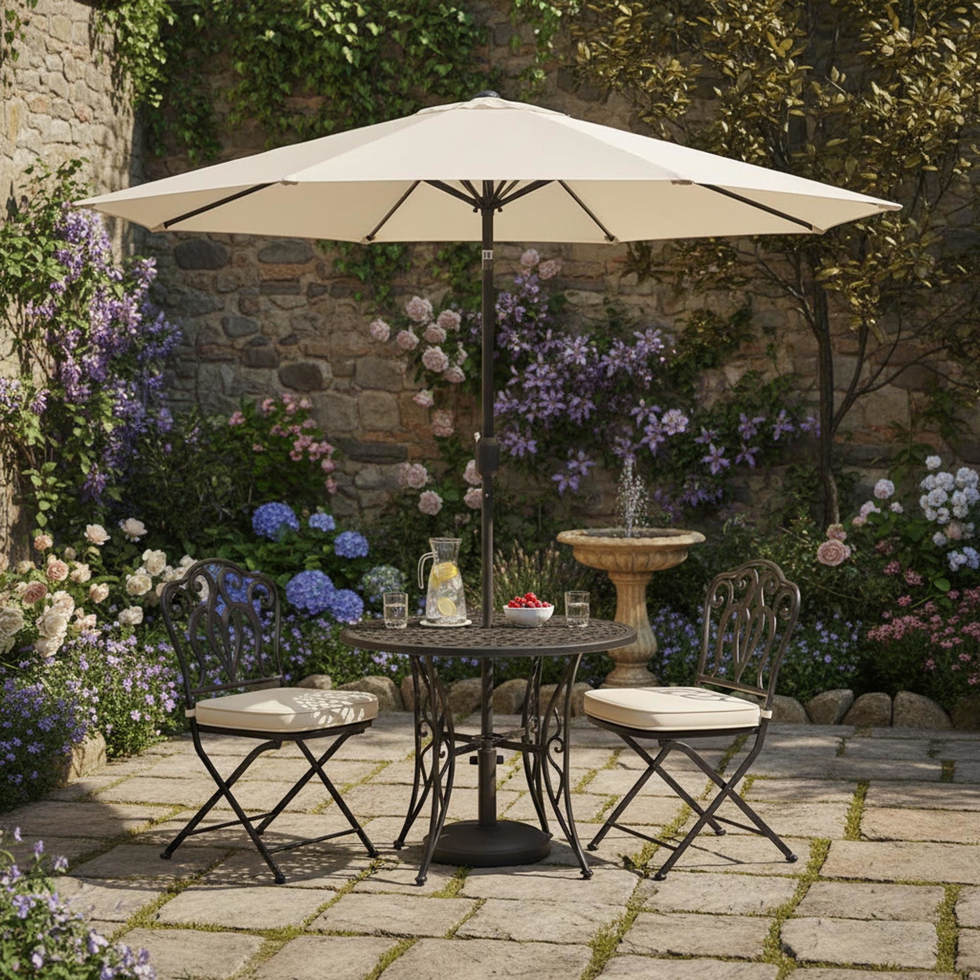 Mainstays - Quitasol Terraza 270 Cm Beige