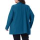 thumbnail image 5 of Agnes Orinda Blazers de Mujer Tallas Grandes con Solapa, Botón y Bolsillos Chaquetas de Trabajo Blazer 1X Azul Lago, 5 of 8