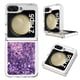 thumbnail image 1 of Funda Para Sansung Galaxy Z Flip 5 Con Brillo Líquido, Protección Completa Y Soporte De Anillo Giratorio, 1 of 4