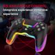 thumbnail image 2 of Controlador Inalámbrico para Juegos a Distancia, Gamepad con Vibración de Doble Motor, Sensor Giroscópico de 6 Ejes, Soporte para Configuraciones Macros de Expansión Trasera, Luces Geniales, 2 of 9