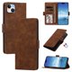 thumbnail image 1 of Funda Billetera Delgada para iPhone 14 Plus con Ranuras y Soporte Marrón, 1 of 6