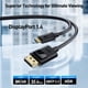 thumbnail image 2 of Cable USB C a DisplayPort 1.4, 1,8 m, 8K @60Hz, 4K @240Hz, negro, 2 of 7