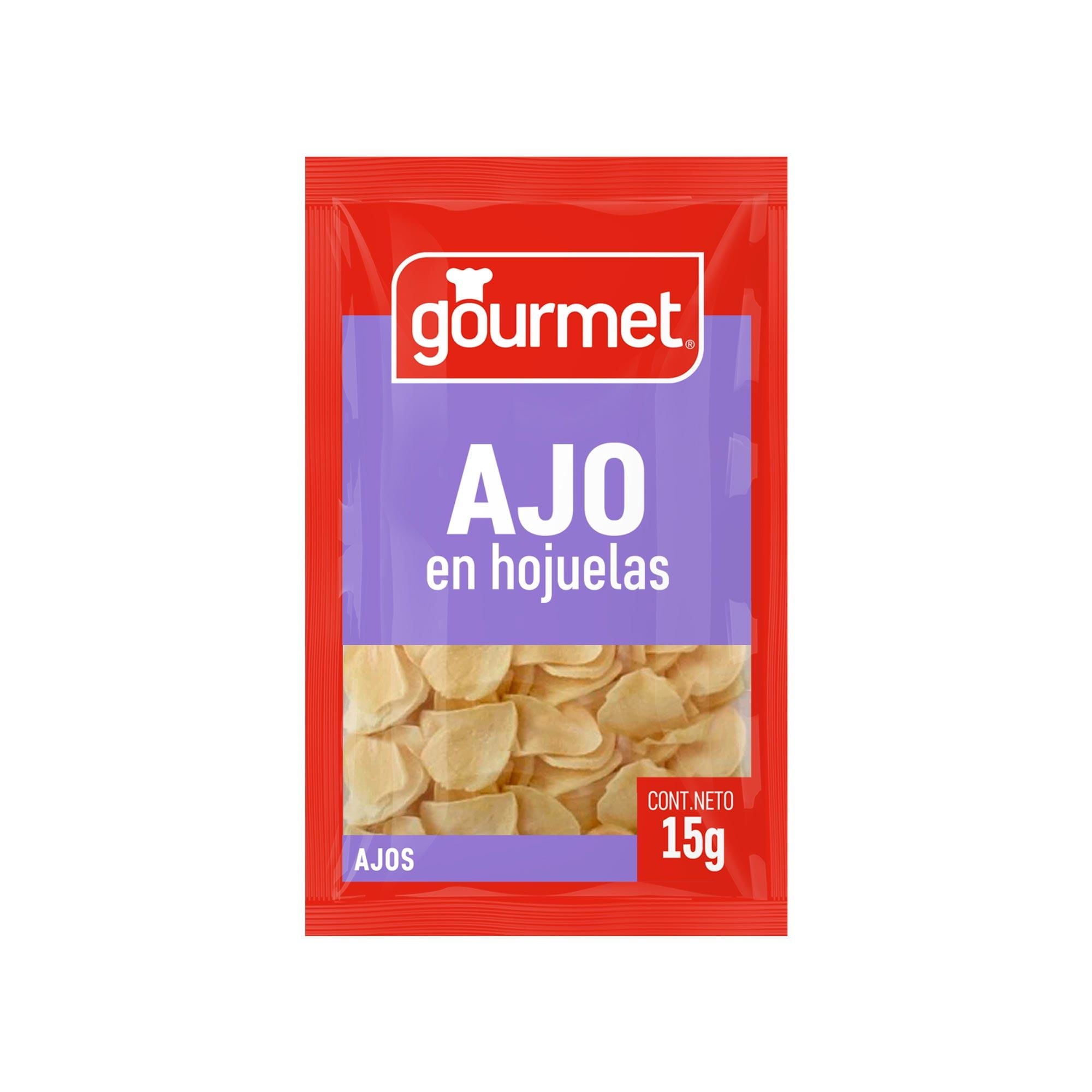 Ajo En Hojuelas Bolsa 15 g Gourmet
