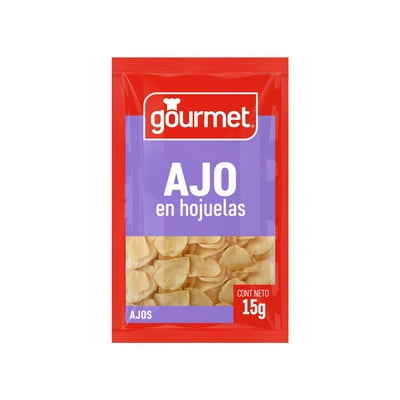 Ajo En Hojuelas Bolsa 15 G Gourmet