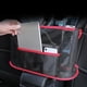 thumbnail image 3 of Portador de bolsillo de bolsillo de la red del coche, bolsa de la red de almacenamiento del conductor para bolsos y bolsos, conducción segura (roja), 3 of 3