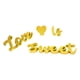 thumbnail image 4 of Letra De Madera Love IS Sweet Sign Decoración De Mesa Del Día De San Valentín Para A?o Nuevo Dorado, 4 of 5