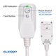 thumbnail image 5 of Cable de alimentación ELEGRP L22615 240 V 15 A 3600 W 14 AWG UL 7.5 pies, 5 of 7