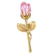 thumbnail image 5 of Rosa De Cristal, Regalo De Flores, Regalo De Boda, Navidad, Romántico Para Mujeres, Su Abuela, Oro Rosa, 5 of 5