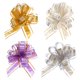 thumbnail image 1 of 20 piezas de lazo extra grande de 9" para envolver regalos, cinta de organza para bodas, cestas, regalos, Blanco/Dorado/Plateado/Púrpura, 1 of 6