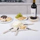 thumbnail image 4 of Set de 4 untadores para queso y mantequilla de mármol Creative Home, 4 of 7