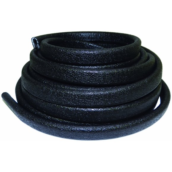 Moldura de vinilo TACO Metals negra flexible de 1,3 cm