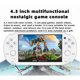 thumbnail image 2 of Consola de videojuegos CZT de 4,3" 8 GB con 2200 juegos retro color blanco, 2 of 9