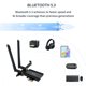 thumbnail image 3 of Tarjeta WiFi 6E QFly AX210 5400 Mbps para juegos de PC con Bluetooth, 3 of 7