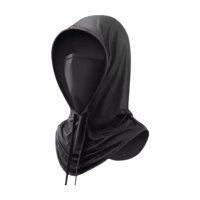 Magideal - Máscara De Protección Solar Mascarilla De Cubierta De Cuello Transpirable Cómodo Bufanda De Polaina De Cuello Transpirable Para Acampar Deportes Negro