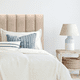 thumbnail image 3 of Base de cama mas respaldo de 2 plazas 150x200cm Felpa beige, 3 of 3