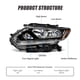 thumbnail image 3 of Conjunto de faros ADCARLIGHTS para Nissan Rogue 2014-2016, 3 of 9