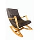 thumbnail image 2 of Silla Mecedora Con Apoya Brazos Gris Felpa, 2 of 3
