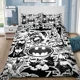 thumbnail image 1 of x585 Bed SheetsDuvet Cover Pillowcase Bedding Set Cartoon B-Batmans Adult Boy Girl Bedroom Decoration Children Gift Large Size 3-Piece Bedding Set (1 Duvet Cover + 2 Pillow Shams) nj585, 1 of 5
