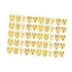 thumbnail image 3 of 40 Piezas Dreadlocks Beads Aros para Trenzas Joyería de Cabello Moda Aleación Duradera Apertura Ajustable Adecuado para Jóvenes Fiestas Uso Personal Oro 50 piezas, 3 of 5
