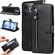 thumbnail image 1 of Funda con Cremallera para Realme Note 70 4G, Carcasa Cartera de Cuero PU con Soporte y Tarjetero, 1 of 5