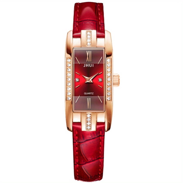 Vintage Dress Watch with Lady Quartz Crystal & Rhinestone: A Stylish Accessory for Women