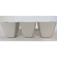 thumbnail image 1 of Set de 3 Maceteros Biodegradables Cuadrado Blanco, 1 of 3