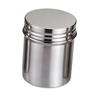 Bothyi - Tarro De Almacenamiento Sellado De Acero Inoxidable, Botes De Café Para Cocina, Azúcar En Polvo, 65Mm X 85Mm