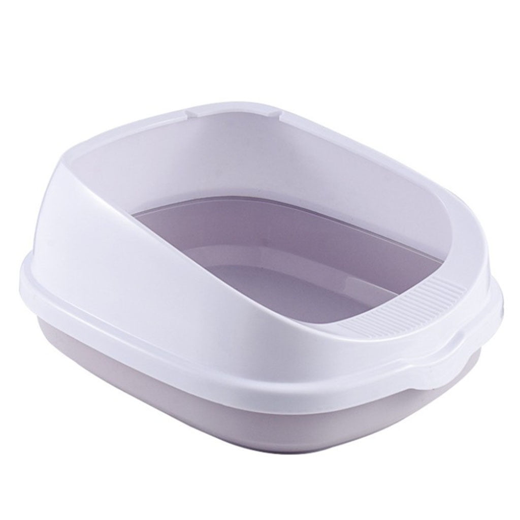 Mini Gato Arena Arena Caja De Inodoro Ropa De Cama De Baño Sartén Con Pala Gris M