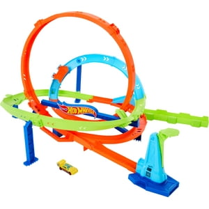 Set De Atletismo Para Coches De Juguete Hot Wheels Action Loop Cyclone Challenge