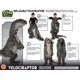 thumbnail image 3 of Disfraz inflable de dinosaurio Rubie's Velociraptor con sonido para niños, 3 of 7