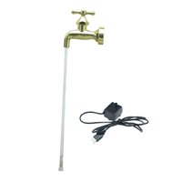 Magideal - Regadera Con Caño Que Fluye Invisible, Fuente De Agua Flotante Para Grifo, Fuente Interior Para Oficina Y Hogar Para Estanques De Decoración Artística