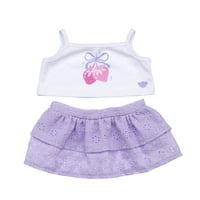 Build A Bear - Set 2 Piezas Broderie Morado Build-A-Bear