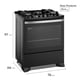 thumbnail image 2 of Cocina a Gas 5 Platos Parrillas Hierro Fundido F5EPB Negra, 2 of 10