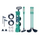 thumbnail image 3 of Juego de golf para niños con bolsa para palos, camisetas, césped, educación temprana, juego de palos de golf, juguete con pelotas de golf para niños d Azul, 3 of 5