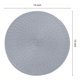 thumbnail image 4 of REGALWOVEN Manteles Rústicos Juego de 6 Manteles Tejidos para Decoración de Mesa de Comedor Interior Exterior Lavables Mantel de Cocina Limpiar con Paño Gris Claro 15x15 pulgadas, 4 of 7